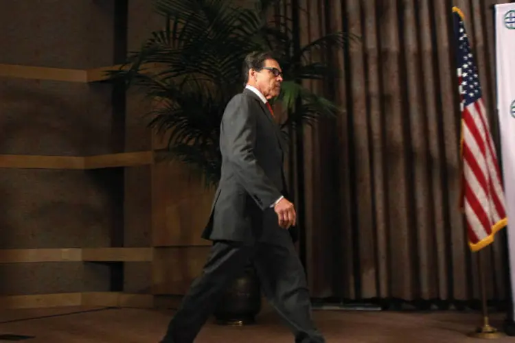 Rick Perry, do Texas: "Não temos um surto [de ebola]" (Mike Stone/Reuters)