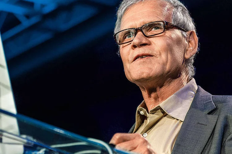 
	Rick Ridgeway, montanhista e vice-presidente: recentemente, a Patagonia tamb&eacute;m passou a vender alimentos
 (Divulgação/Exame)