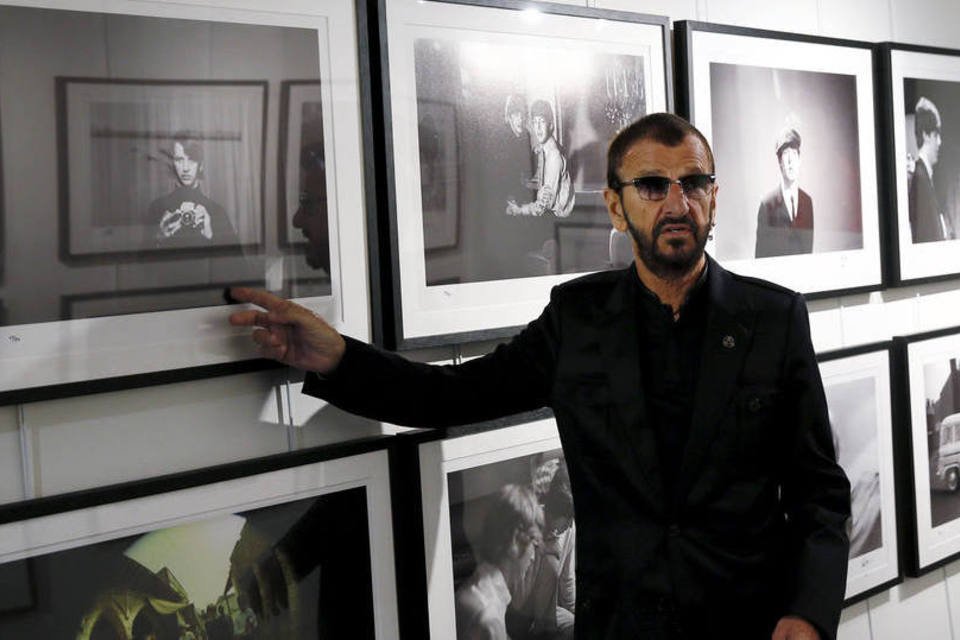 Ringo Starr exibe suas fotos na National Portrait Gallery