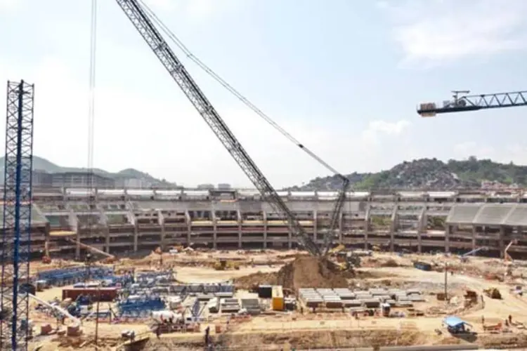 
	Obras no Maracan&atilde;
 (Monitoramento/Ministério do Esporte)