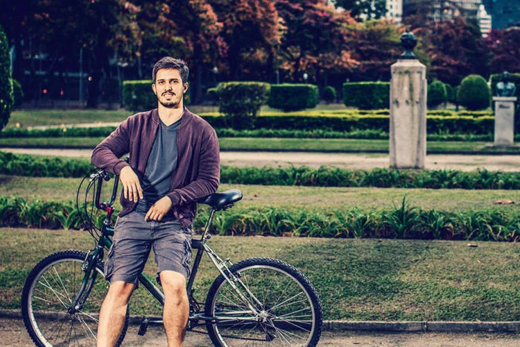 Roberto Neumann, da Falconi: apoio digital à causa das bikes (Eduardo Zappia / VOCÊ S/A)