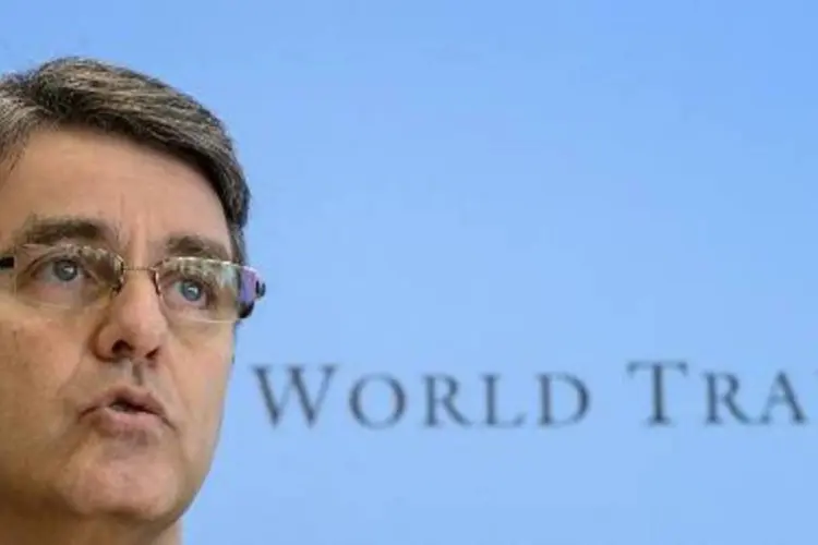 Roberto Azevedo, diretor da OMC: previsão anterior da OMC era de 4,5% (Fabrice Coffrini/AFP)