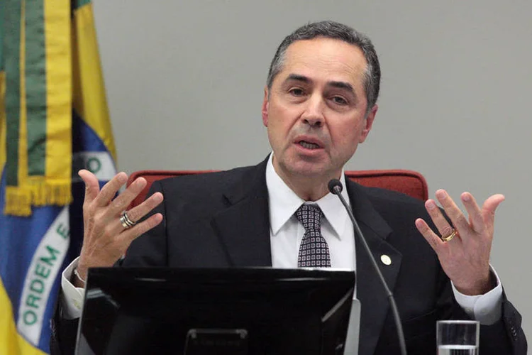 Ministro Roberto Barroso em plenário do STF (Nelson Jr./SCO/STF)