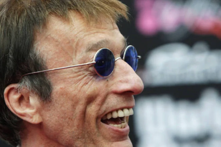 Está previsto que Robin Gibb se apresente no lançamento de 'The Titanic Requiem', em 10 de abril em Londres, e os ingressos para o show irão à venda neste domingo (Dave Hogan/Getty Images)
