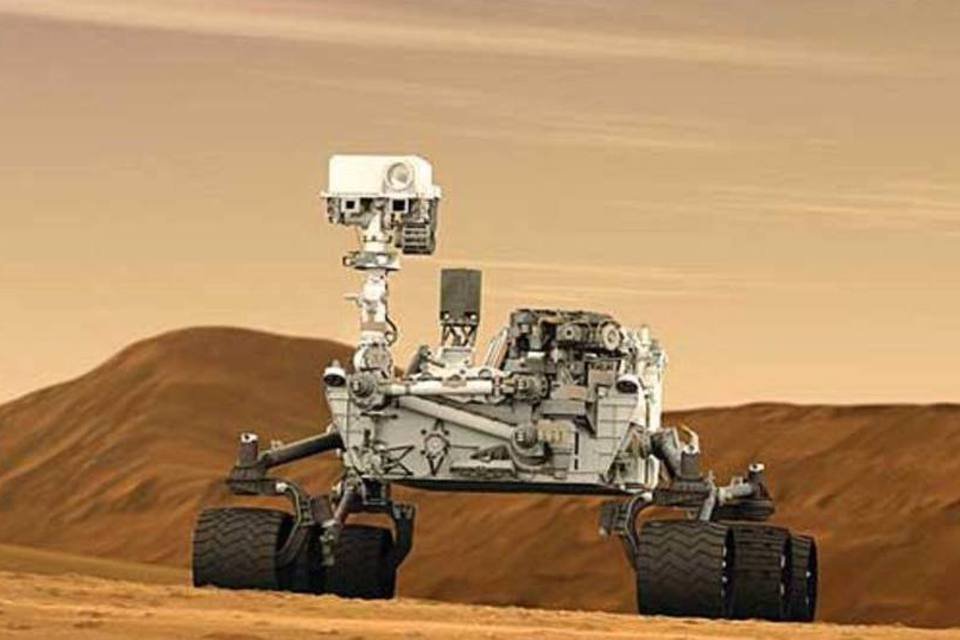De Marte, Curiosity faz check-in no Foursquare