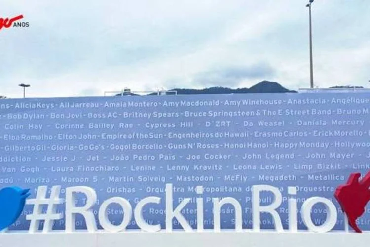 
	Rock in Rio 2015: Oi disse ainda que foram mais de tr&ecirc;s vezes o volume total de dados trafegados na rede na edi&ccedil;&atilde;o 2013 do evento
 (Reprodução/Twitter)