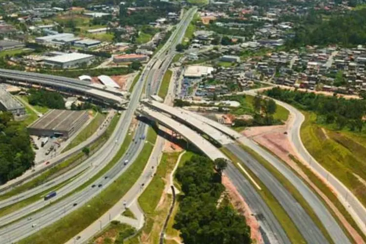 
	Trecho Sul do Rodoanel: Trecho Leste &eacute; a principal obra vi&aacute;ria do governo Geraldo Alckmin e deveria ter sido entregue em 10 de mar&ccedil;o
 (Mário Rodrigues/VEJA SP)