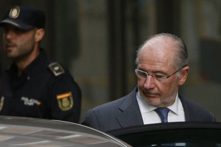 Rodrigo Rato: a supostas irregularidades levaram os atuais diretores a aceitar a devolução de 1,5 bilhão de euros a cerca de 200 mil compradores de ações (Susana Vera/Reuters)