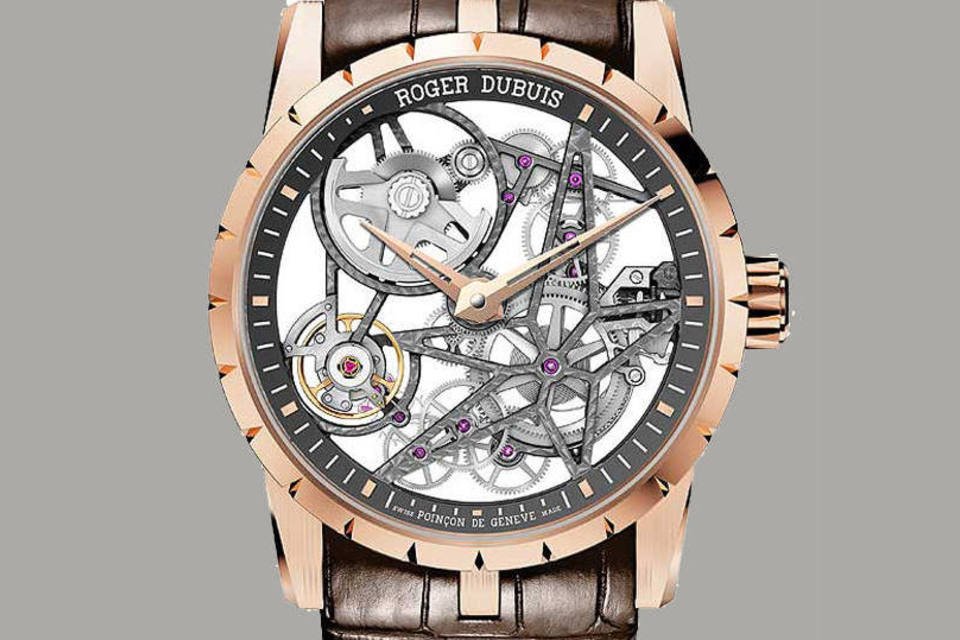 Novos relógios esqueletizados da Roger Dubuis