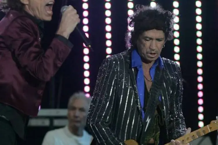 Banda Rolling Stones, em 2007: Wood, de 65 anos, entrou para os Stones em 1975, no lugar de Mick Taylor (Matt Cardy/Getty Images)