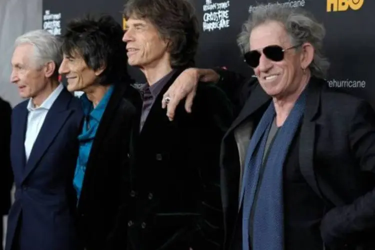 Rolling Stones: banda, que celebra este ano seu 50º aniversário, tem previstas quatro atuações entre Londres e Nova York (Getty Images)