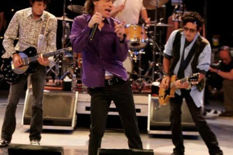 
	&nbsp;

	A forma&ccedil;&atilde;o mais recente do grupo &eacute; composta por Mick Jagger, Keith Richards, Charlie Watts e Ron Wood
 (Getty Images)