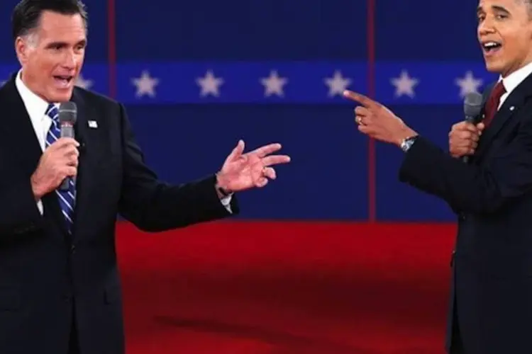 
	Romney e Obama: terceiro e &uacute;ltimo debate acontece amanh&atilde; e ir&aacute; focar em pol&iacute;tica externa norte-americana
 (Reuters)