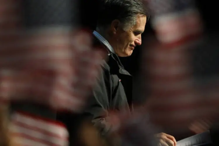 
	&quot;O povo da Am&eacute;rica entende que estamos tomando de volta a Casa Branca, porque vamos ganhar a Pensilv&acirc;nia&quot;, disse Romney&nbsp;
 (Brian Snyde/Reuters)