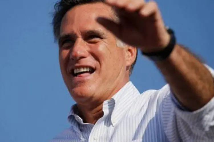 Romney: Obama também supera Romney em porcentagem de eleitores que declaram que votarão ou se inclinam a votar nele (Joe Raedle/Getty Images/AFP)