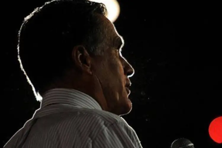 O republicano Mitt Romney, candidato à presidência: esta é a segunda vez que a campanha de Romney sofre com declarações controversas sobre o aborto (©AFP / Emmanuel Dunand)