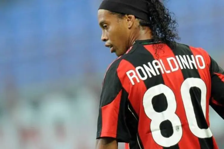 Ronaldinho Gaúcho não dançou no programa, mas fez comentários sobre futebol internacional (Tullio M. Puglia/Getty Images)