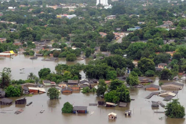 A capital Boa Vista é um dos locais mais afetados pelas chuvas de inverno que se intensificaram nos últimos 30 dias (Wilson Dias/ABr)