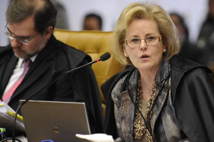 
	Rosa Weber, o term&ocirc;metro do plen&aacute;rio at&eacute; agora, e Dias Toffoli, vencido nove vezes
 (Fabio Rodrigues Pozzebom/ABr)