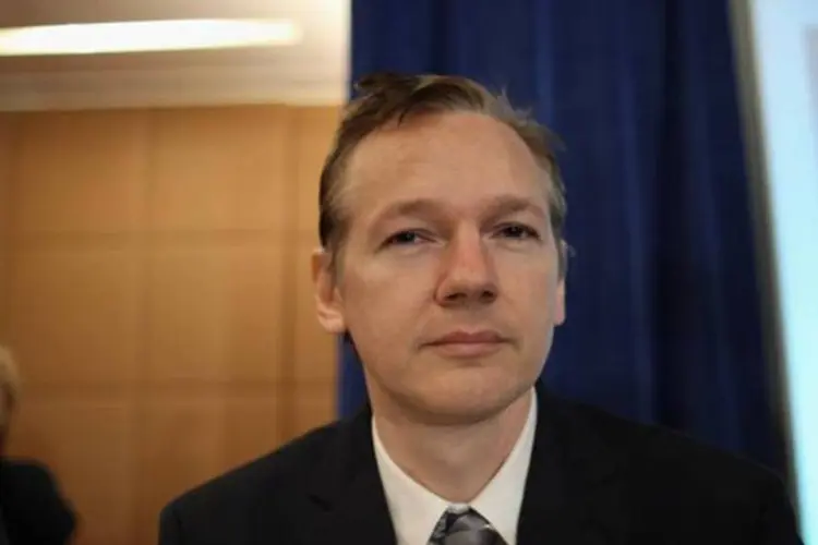 Assange, fundador do WikiLeaks: hackers sobrecarregaram site do suíço Postfinance (Dan Kitwood/Getty Images)