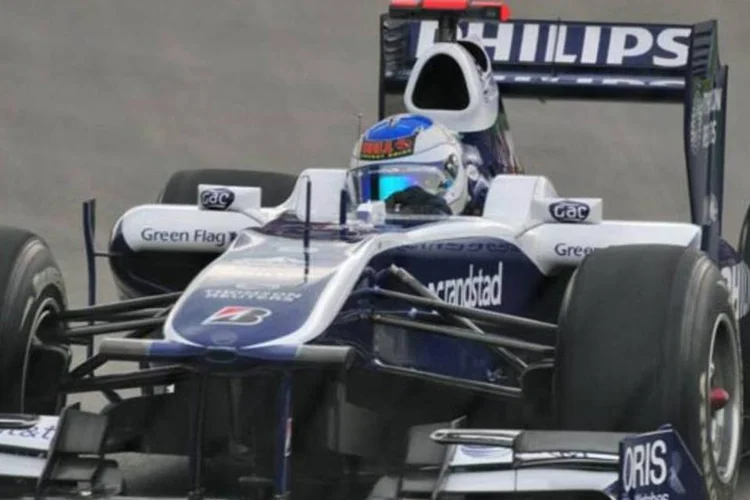 O brasileiro Rubens Barrichello da Williams: equipe já ganhou sete títulos mundiais (Gregory Moine/Wikimedia Commons)
