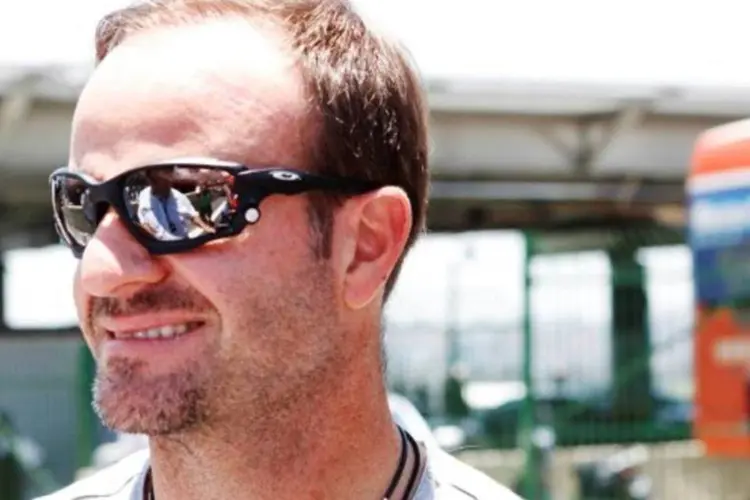 
	Rubens Barrichello: &quot;correr nela &eacute; uma forma de agradecer a todos os f&atilde;s que um dia me acompanharam e n&atilde;o tiveram chance de entrar no box da F&oacute;rmula 1&quot;, disse
 (Rafael Cusato/EXAME.com)