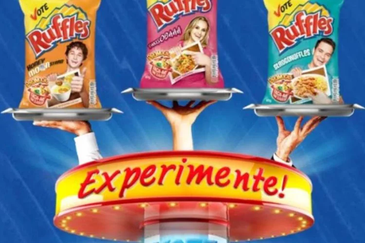 Strogonuffles, Yakissobaaa! e HoneyMoonstard: sabores de Ruffles criados por internautas (Divulgação)