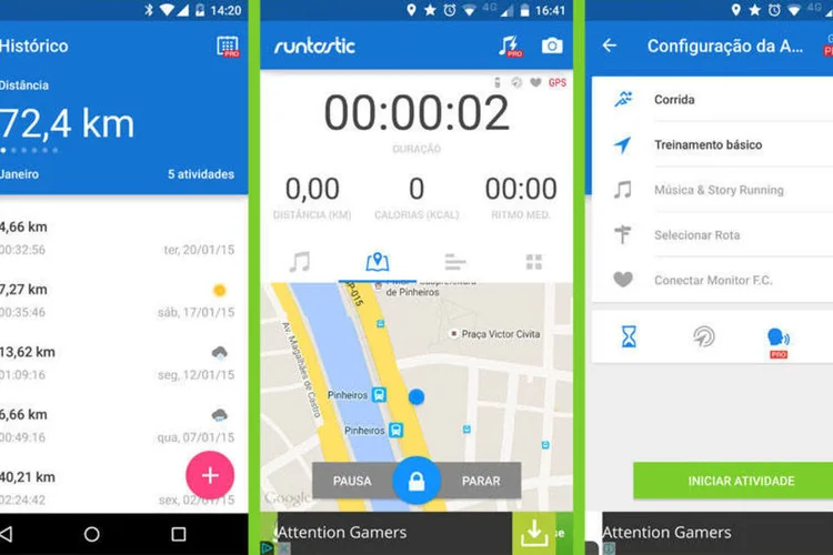 
	App Runtastic: acordo foi conclu&iacute;do pela Adidas com os vendedores Axel Springer, fundadores da empresa e um investidor &quot;anjo&quot;
 (EXAME.com/Divulgação)