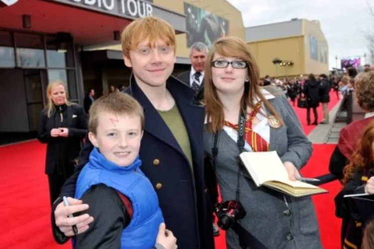 Rupert Grint, que interpreta o melhor amigo de Harry, prestigiou o evento (Getty Images)