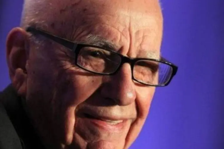 O jornal 'The News of the World', do magnata Rupert Murdoch, está sendo investigado devido às escutas ilegais de telefones de ricos e famosos para obter informações exclusivas (Justin Sullivan/Getty Images/AFP)