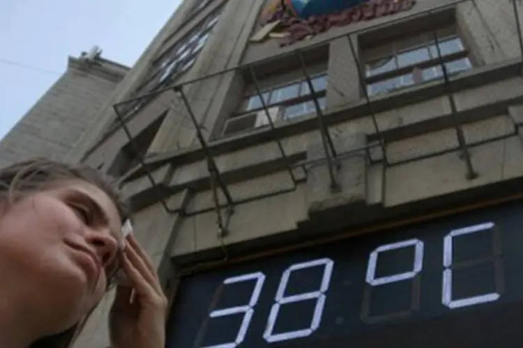 Rússia atravessa pior onda de calor desde o início dos registros há 130 anos (Andrey Smirnov/AFP)