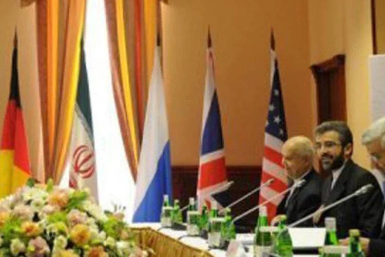 Negociações em Moscou sobre o programa nuclear do Irã: um diplomata iraniano havia indicado pouco antes que o ambiente "não é positivo" (Kirill Kudryavtsev/AFP)