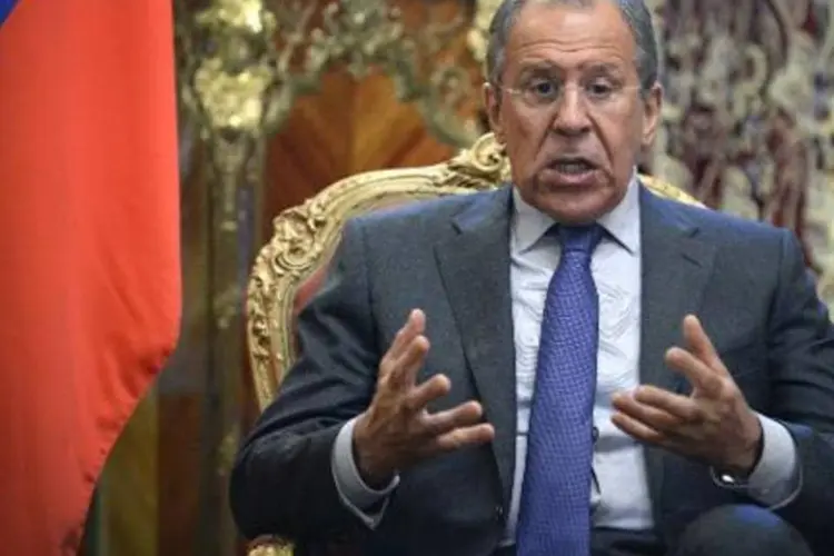 
	Serguei Lavrov: combates retomaram no in&iacute;cio desta tarde
 (Alexander Nemenov/AFP)