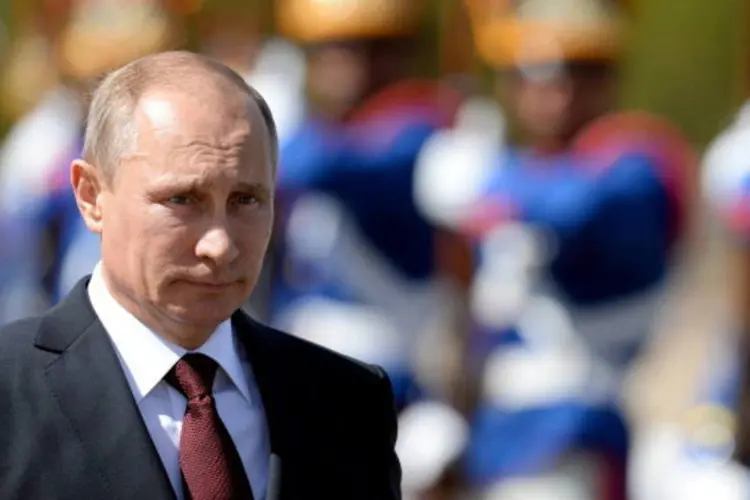 
	O presidente russo, Vladimir Putin: Maria Putin, de 29 anos, vive na Holanda
 (Mikhail Klimentyev/AFP)