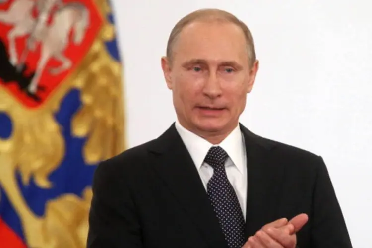 Vladimir Putin: presidente multiplica os ataques aos valores ocidentais (Getty Images)