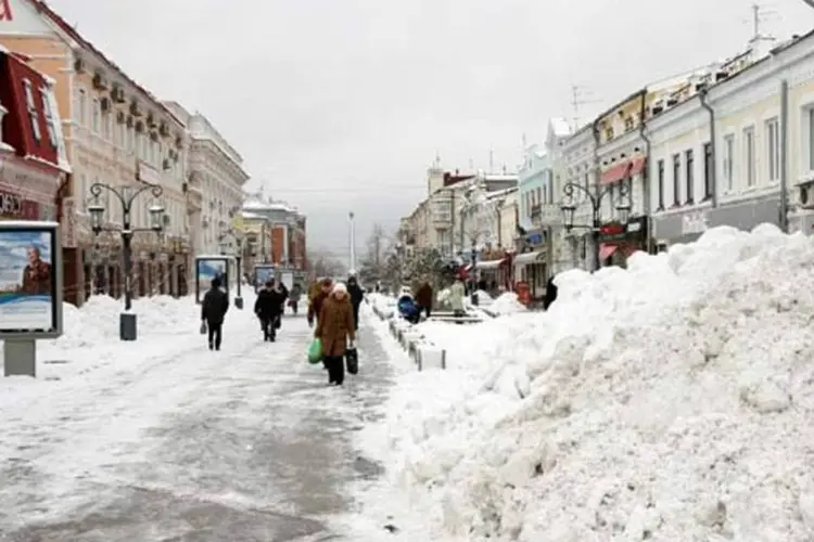 Neve na Rússia (Getty Images)