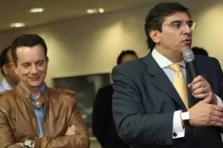 
	Em discurso na nova sede do Comit&ecirc; de Campanha do PRB, D&#39;Urso falou ao lado de Russomanno e do presidente nacional do PRB e coordenador da campanha, Marcos Pereira
 (Divulgação/Facebook)
