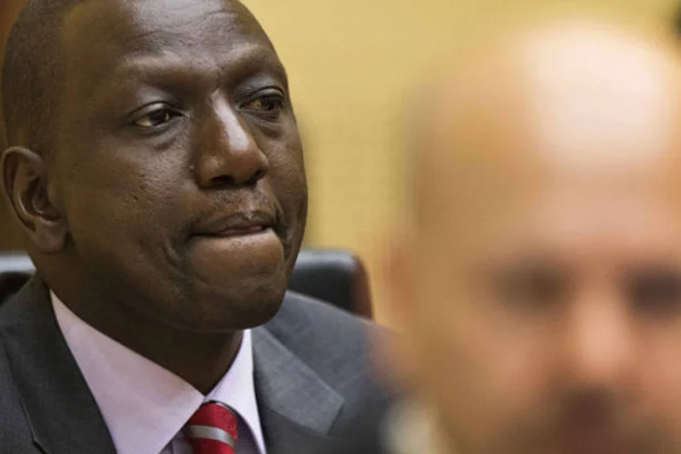 Vice-presidente do Quênia: Ruto e Joshua arap Sang foram indiciados por orquestrarem juntos uma chacina após eleições nacionais há cinco anos (Michael Kooren/Reuters)