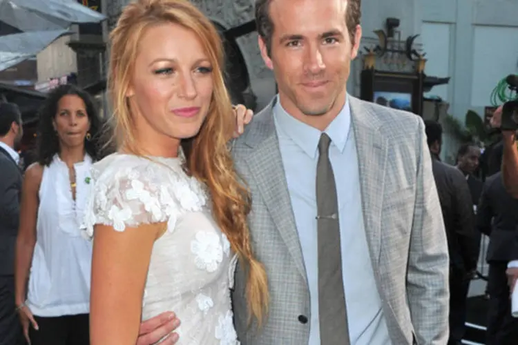 
	Reynolds, de 35 anos, e Lively, de 25, compraram recentemente uma casa em Bedford
 (Getty Images)