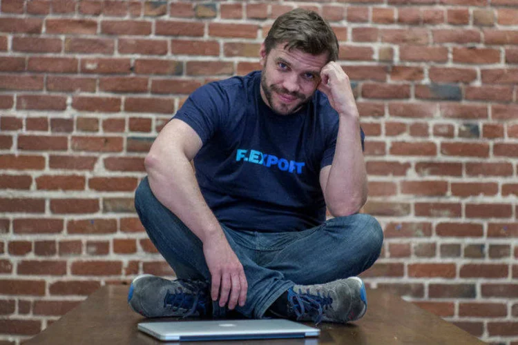 Ryan Petersen, CEO da Flexport Inc: a Flexport levantou US$ 6,6 milhões com investidores (David Paul Morris/Bloomberg)