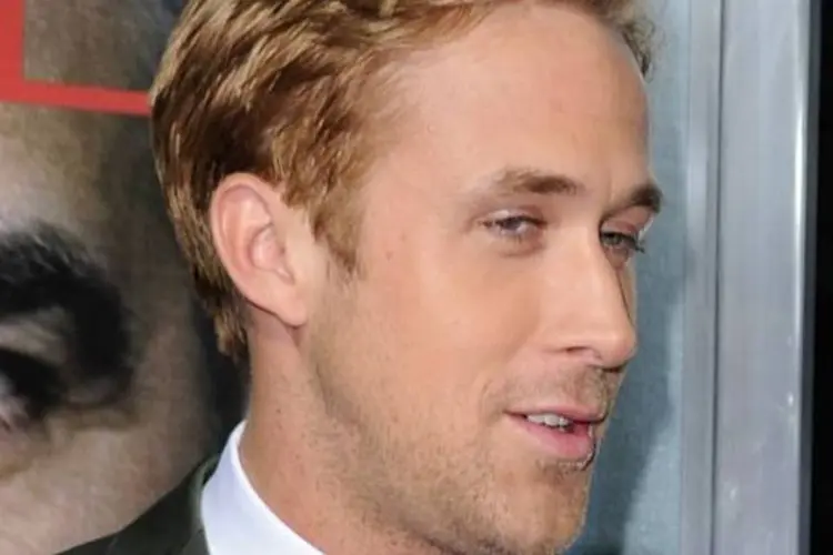Gosling, de 31 anos, já tem certa fama de herói em Nova York desde que em agosto de 2011 foi gravado separando uma briga em uma rua da cidade (Frazer Harrison/Getty Images)