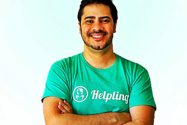 Eduardo Küpper; "Contratar o serviço é simples, rápido e fácil como chamar um táxi" (Divulgação/Helpling)