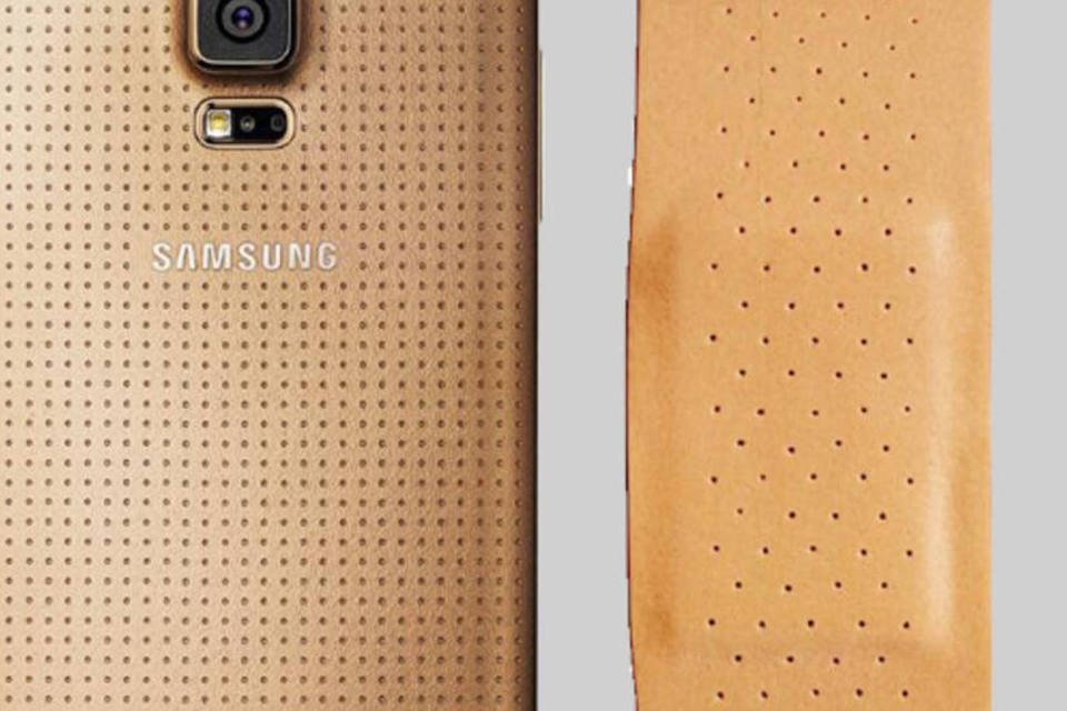 Internet compara visual de Galaxy S5 a Band-Aid