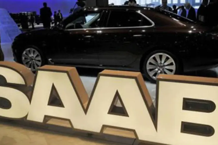 A Saab Automobile, perto da falência há meses, cederá 50,1% de sua companhia imobiliária Saab Automobile Property
 (Fabrice Coffrini/AFP)