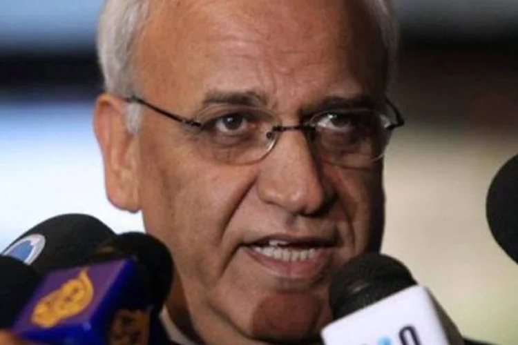 "O governo israelense é o único responsável pelo fracasso do processo de paz e das consequências disso", disse Erakat. (AFP/Khaled Desouki)