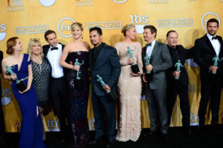 Elenco de Trapaça no SAG Awards 2014: prêmio é oferecido pelo sindicato dos atores (Getty Images)