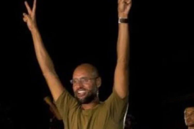 Saif al-Islam apareceu em público pela última vez na noite de 22 de agosto quando a rebelião o dava como capturado
 (AFP)