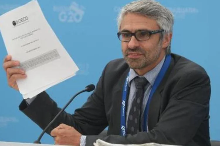 Pascal Saint-Amans, membro da OCDE, em encontro do G20 em 2013 (Mikhail Kireev/AFP)
