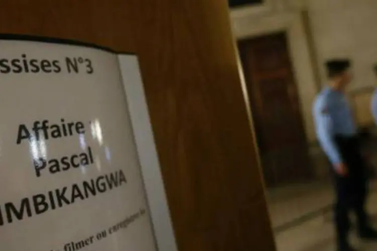 Sala da Suprema Corte de Paris, onde ocorreu o julgamento de Pascal Simbikangwa: promotoria pediu prisão perpétua contra homem que descreveu como "genocida negacionista" (AFP)