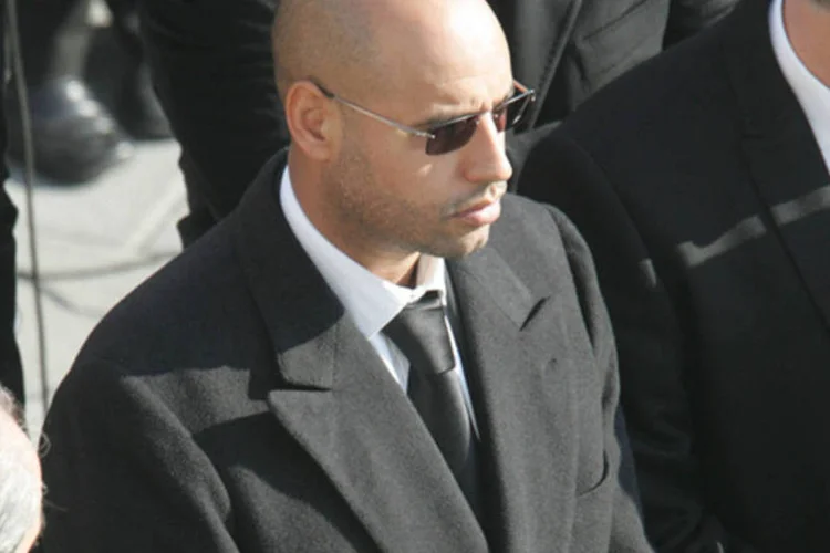 
	Seif al Islam, filho do ditador morto Muammar Kadafi
 (Daniel Raunig/Getty Images)